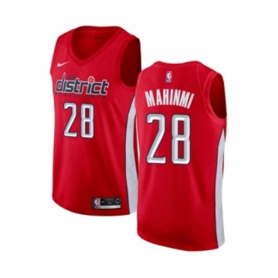 Youth Nike Washington Wizards 28 Ian Mahinmi Red Swingman Jersey - Earned Edition