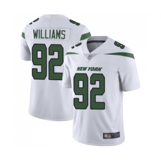 Youth New York Jets 92 Leonard Williams White Vapor Untouchable Limited Player Football Jersey