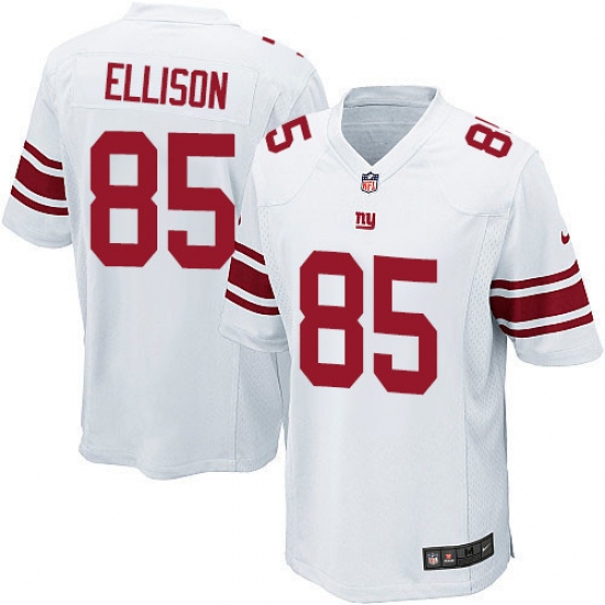 Men's Nike New York Giants 85 Rhett Ellison Game White NFL Jersey