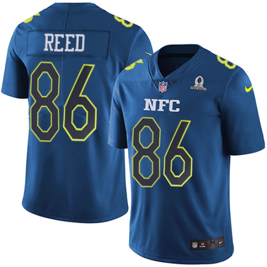 Men's Nike Washington Redskins 86 Jordan Reed Limited Blue 2017 Pro Bowl NFL Jersey