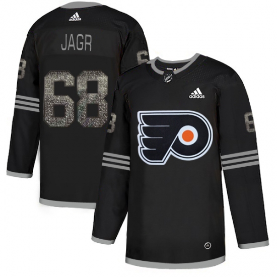 Men's Adidas Philadelphia Flyers 68 Jaromir Jagr Black Authentic Classic Stitched NHL Jersey