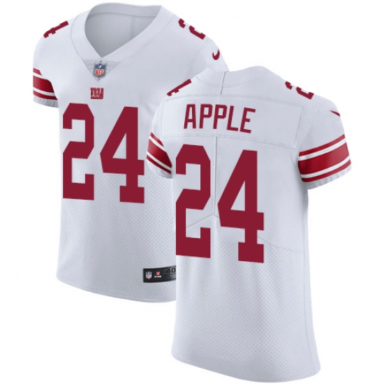 Men's Nike New York Giants 24 Eli Apple White Vapor Untouchable Elite Player NFL Jersey