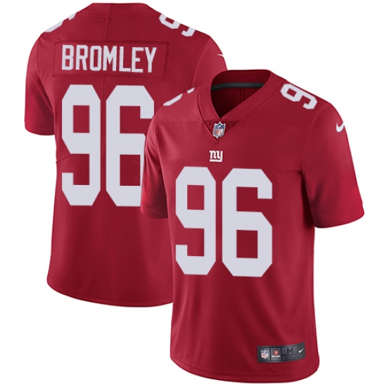 Men's Nike New York Giants 96 Jay Bromley Red Alternate Vapor Untouchable Limited Player NFL Jersey