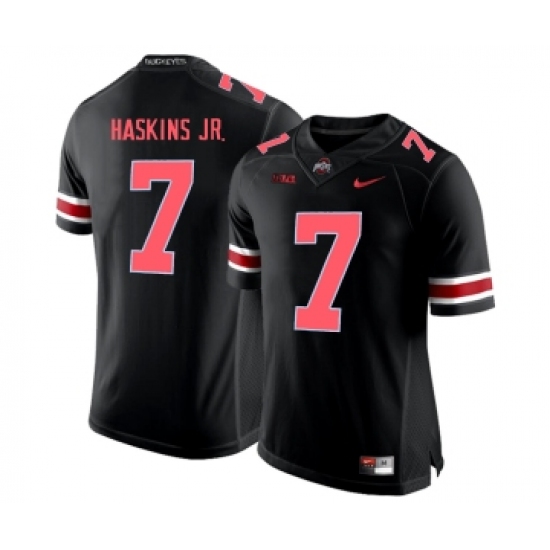 Ohio State Buckeyes 7 Dwayne Haskins Blackout College Football Jersey