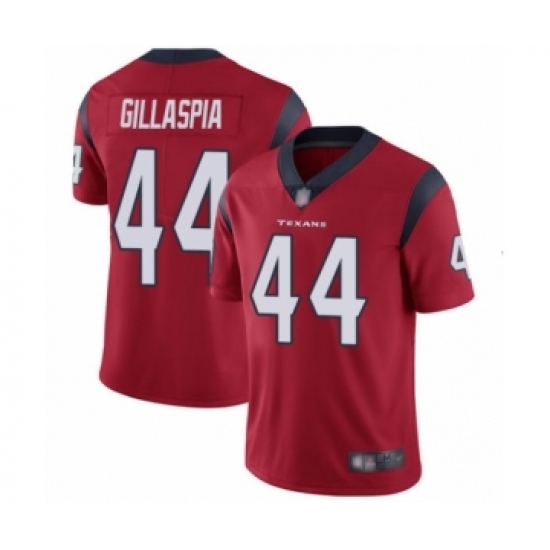 Men's Houston Texans 44 Cullen Gillaspia Red Alternate Vapor Untouchable Limited Player Football Jersey