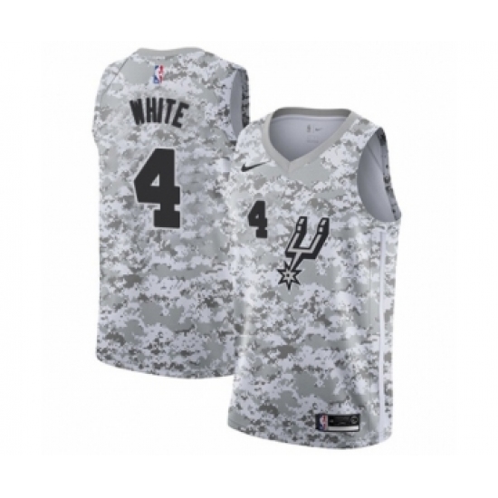 Youth San Antonio Spurs 4 Derrick White Swingman Jersey - Earned Edition