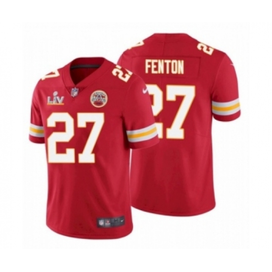 Women's Kansas City Chiefs 27 Rashad Fenton Red 2021 Super Bowl LV Jersey