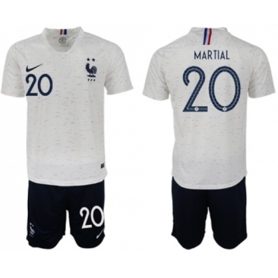 France 20 Martial Away Soccer Country Jersey
