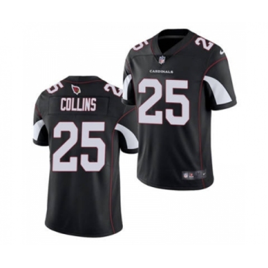 Men's Arizona Cardinals 25 Zaven Collins 2021 Draft Black Vapor Untouchable Limited Jersey