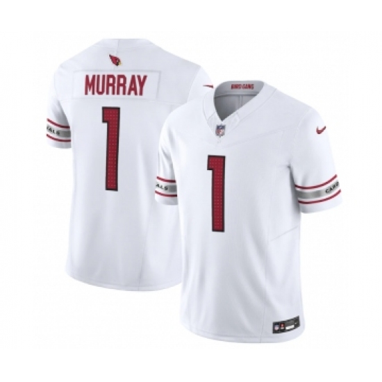 Men's Arizona Cardinals 1 Kyler Murray White Vapor Untouchable F.U.S.E. Limited Stitched Football Jersey