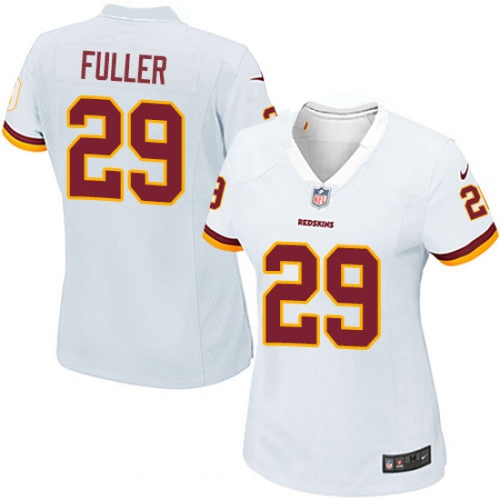 Women's Nike Washington Redskins 29 Kendall Fuller Game White NFL Jersey