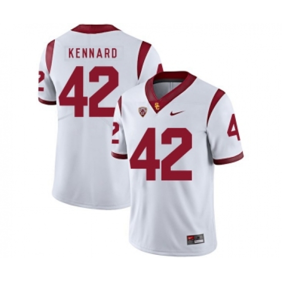 USC Trojans 42 Devon Kennard White College Football Jersey