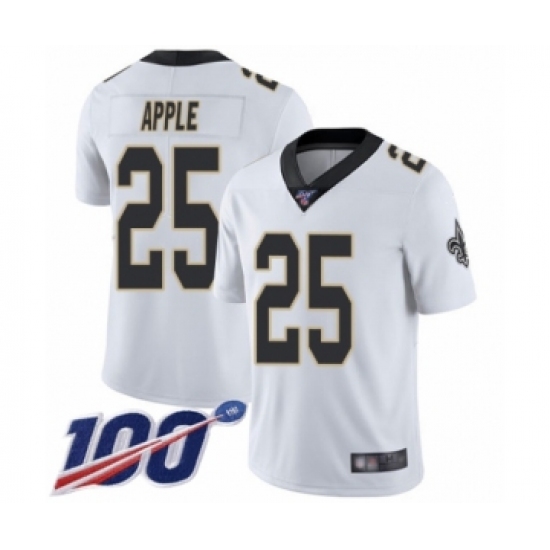 Men's New Orleans Saints 35 Marcus Sherels Black Team Color Vapor Untouchable Limited Player 100th Season Football Jersey