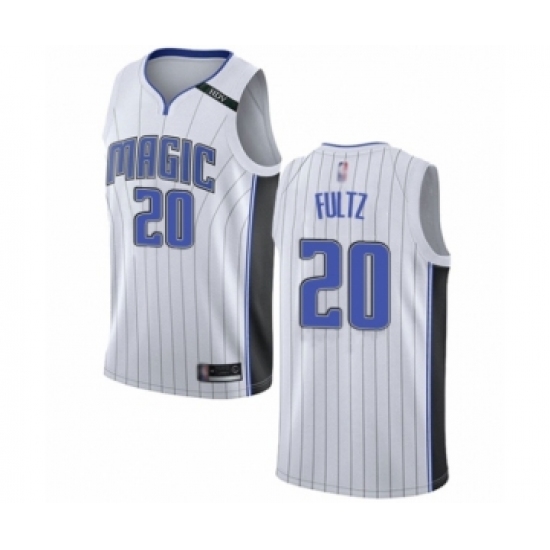 Youth Orlando Magic 20 Markelle Fultz Swingman White Basketball Jersey - Association Edition