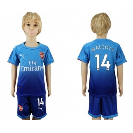 Arsenal 14 Walcott Away Kid Soccer Club Jersey