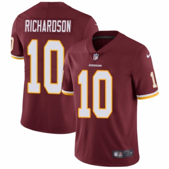 Youth Nike Washington Redskins 10 Paul Richardson Burgundy Red Team Color Vapor Untouchable Limited Player NFL Jersey