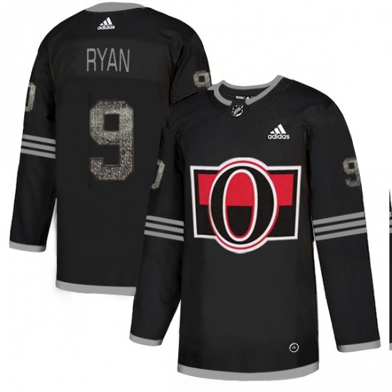 Men's Adidas Ottawa Senators 9 Bobby Ryan Black_1 Authentic Classic Stitched NHL Jersey