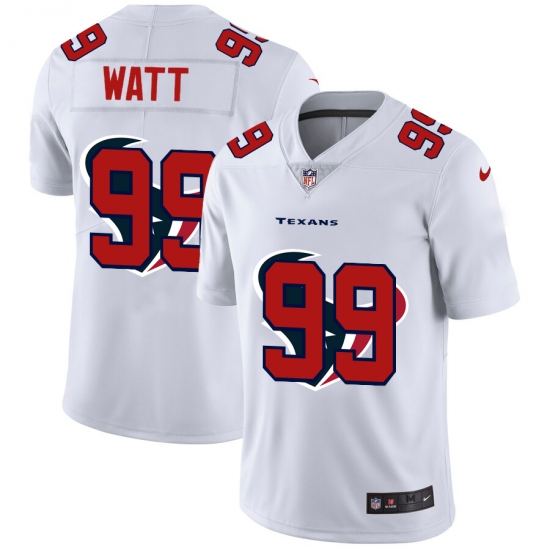 Men's Houston Texans 99 J.J. Watt White Nike White Shadow Edition Limited Jersey