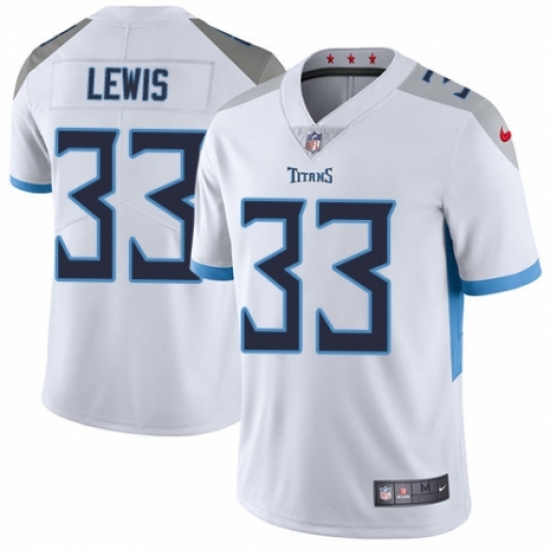 Youth Nike Tennessee Titans 33 Dion Lewis White Vapor Untouchable Limited Player NFL Jersey