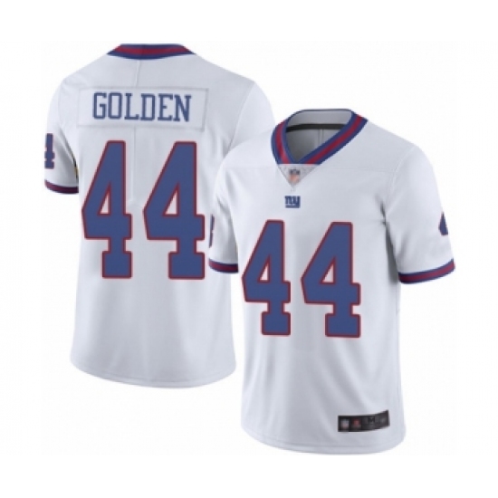 Youth New York Giants 44 Markus Golden Limited White Rush Vapor Untouchable Football Jersey