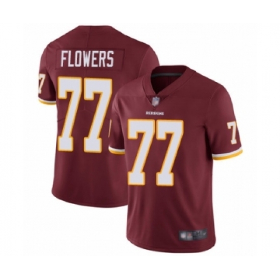 Men's Washington Redskins 77 Ereck Flowers Burgundy Red Team Color Vapor Untouchable Limited Player Football Jersey