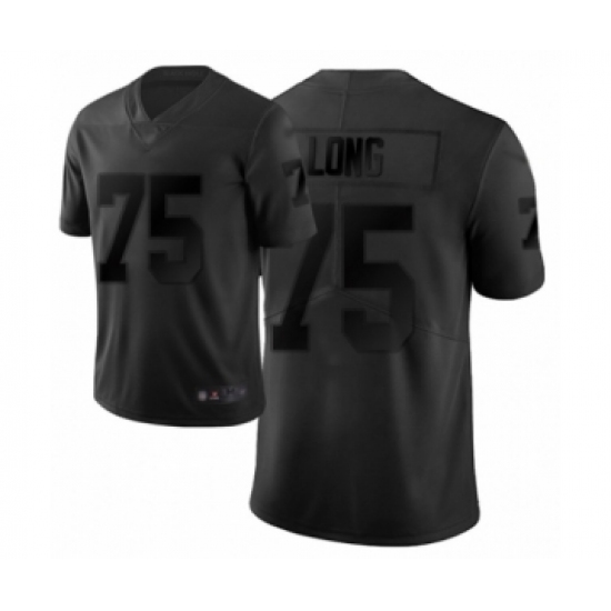 Women's Oakland Raiders 75 Howie Long Limited Black City Edition Football Jersey