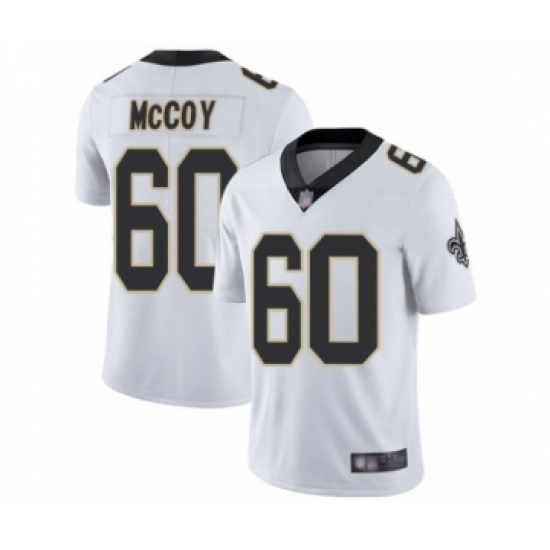 Youth New Orleans Saints 60 Erik McCoy White Vapor Untouchable Limited Player Football Jersey