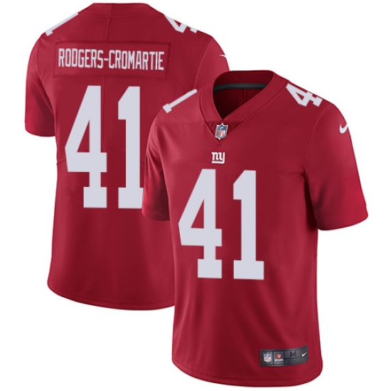 Youth Nike New York Giants 41 Dominique Rodgers-Cromartie Red Alternate Vapor Untouchable Limited Player NFL Jersey