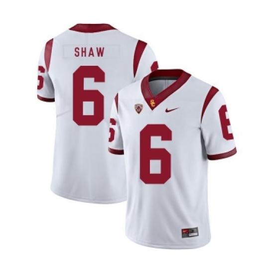 USC Trojans 6 Josh Shaw White College Football Jersey