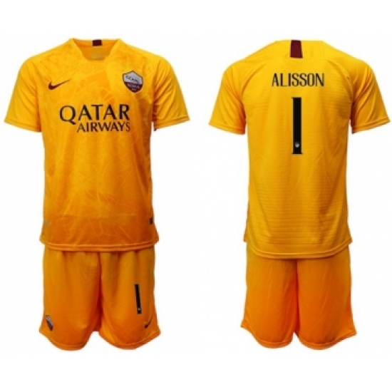 Roma 1 Alisson Third Soccer Club Jersey