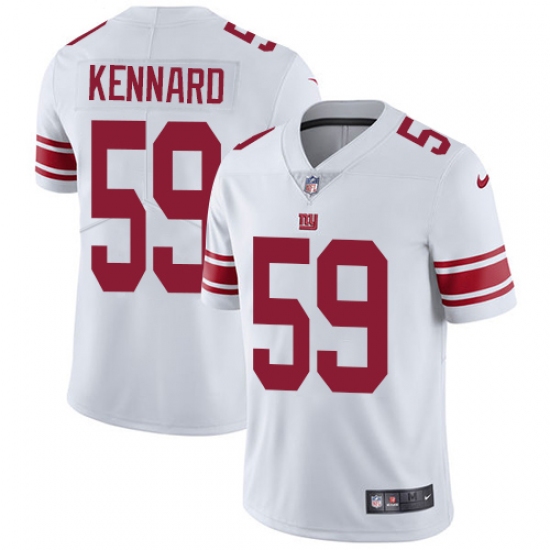 Men's Nike New York Giants 59 Devon Kennard White Vapor Untouchable Limited Player NFL Jersey