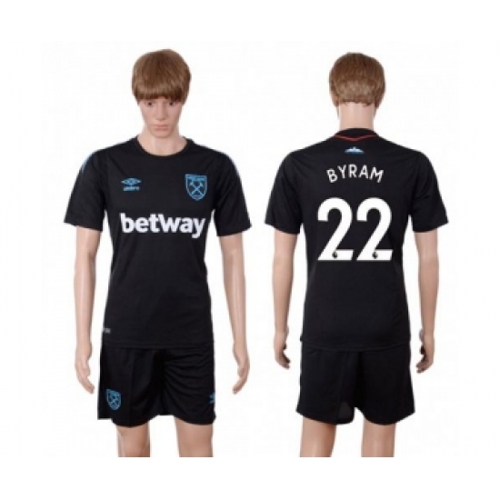 West Ham United 22 Byram Away Soccer Club Jersey