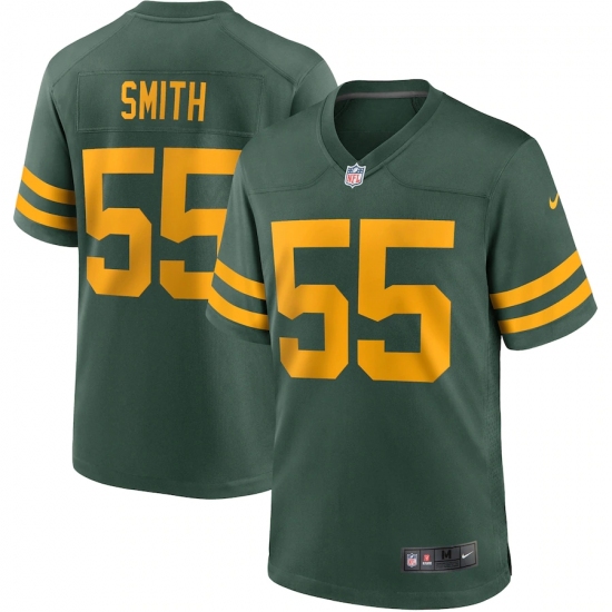 Men's Green Bay Packers 55 Za Darius Smith Nike Green Alternate Game Player Jersey