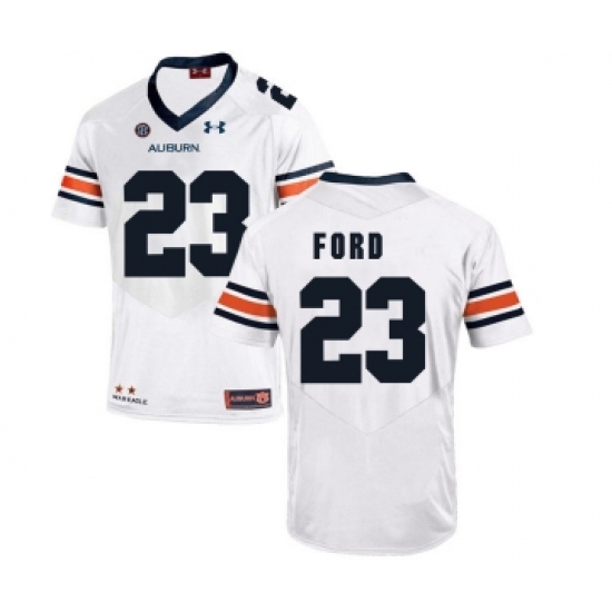 Auburn Tigers 23 Rudy Ford White College Football Jersey