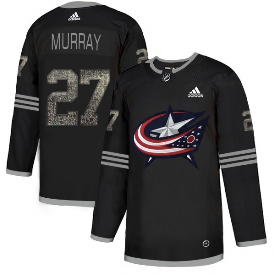 Men's Adidas Columbus Blue Jackets 27 Ryan Murray Black Authentic Classic Stitched NHL Jersey