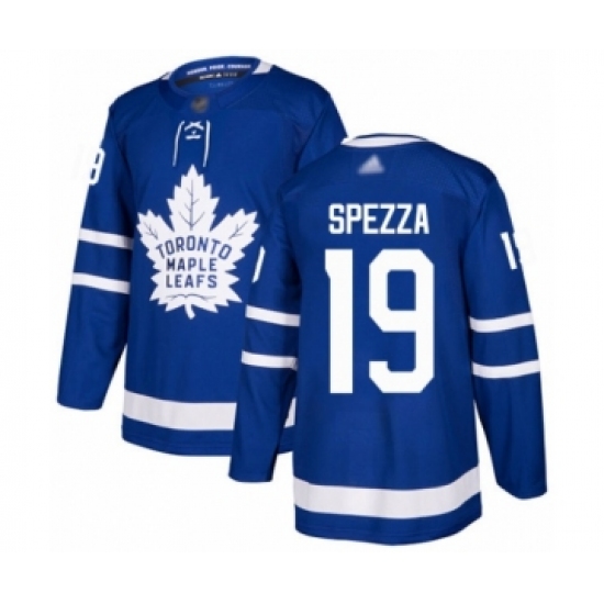 Men's Toronto Maple Leafs 19 Jason Spezza Authentic Royal Blue Home Hockey Jersey