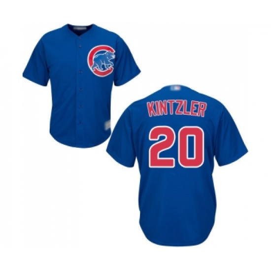 Men's Chicago Cubs 20 Brandon Kintzler Replica Royal Blue Alternate Cool Base Baseball Jersey