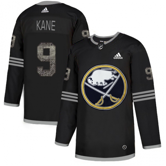 Men's Adidas Buffalo Sabres 9 Evander Kane Black Authentic Classic Stitched NHL Jerseyey