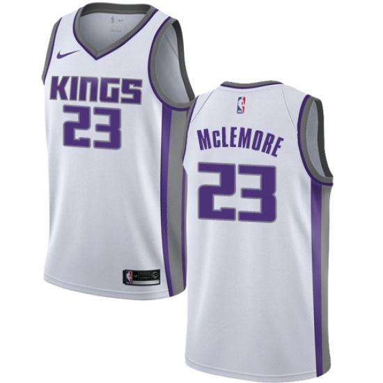 Men's Nike Sacramento Kings 23 Ben McLemore Swingman White NBA Jersey - Association Edition