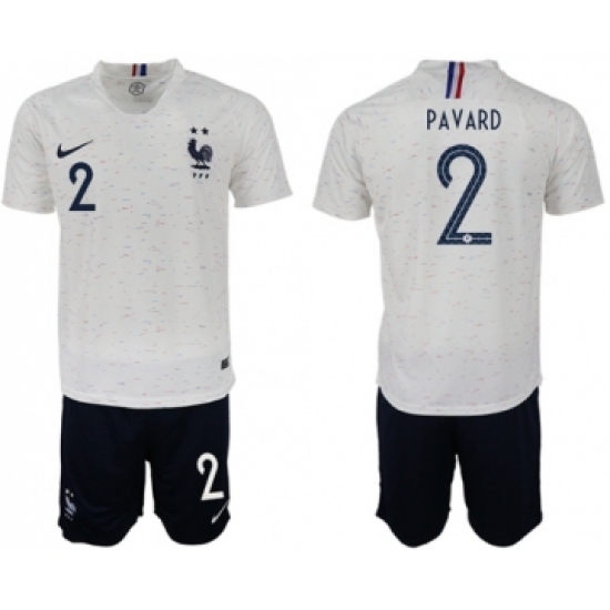France 2 Pavard Away Soccer Country Jersey