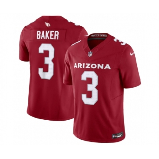 Men's Arizona Cardinals 3 Budda Baker Red Vapor Untouchable F.U.S.E. Limited Stitched Football Jersey