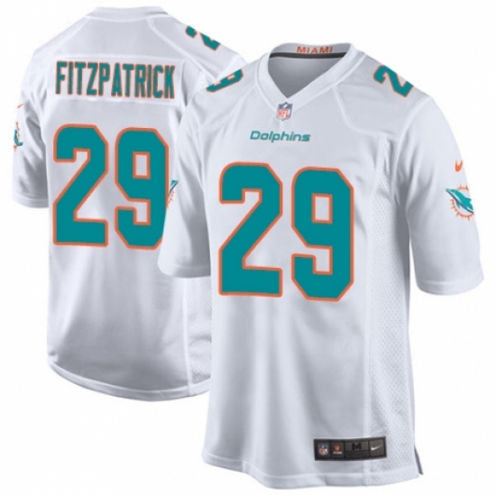 Men's Nike Miami Dolphins 29 Minkah Fitzpatrick Game White NFL Jersey