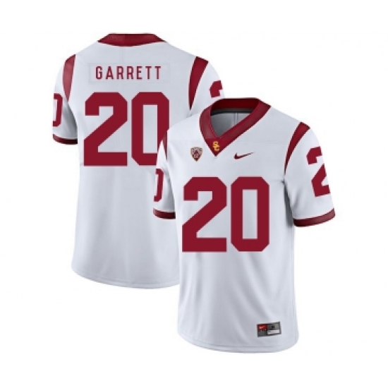 USC Trojans 20 Mike Garrett White College Football Jersey