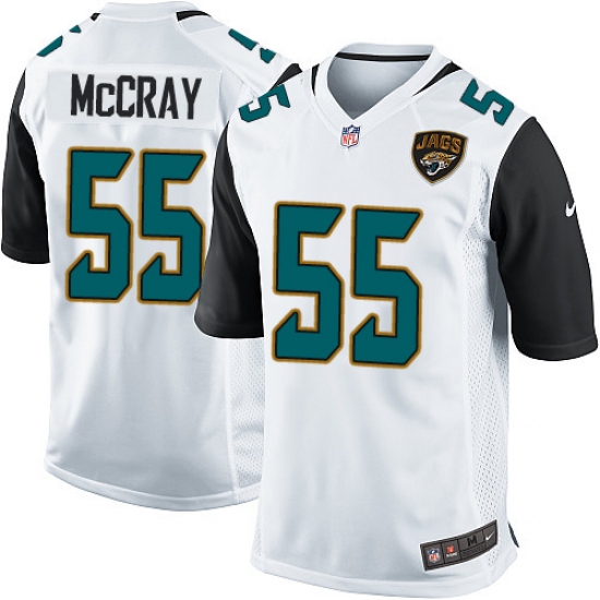 Men's Nike Jacksonville Jaguars 55 Lerentee McCray Game White NFL Jersey