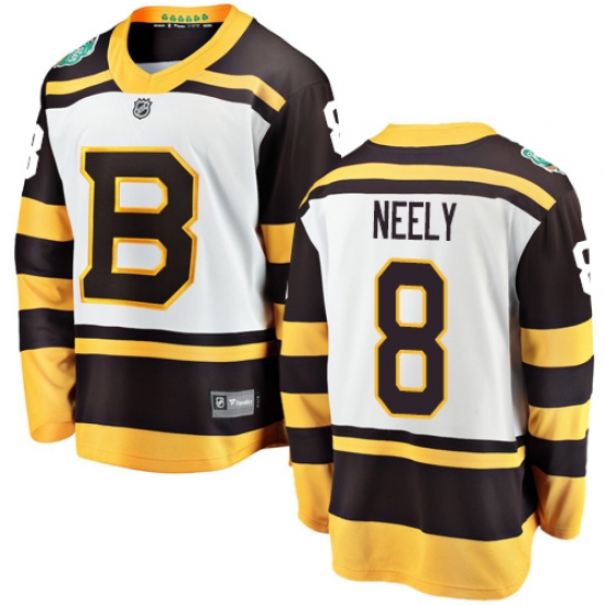 Men's Boston Bruins 8 Cam Neely White 2019 Winter Classic Fanatics Branded Breakaway NHL Jersey