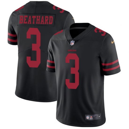 Youth Nike San Francisco 49ers 3 C. J. Beathard Black Vapor Untouchable Limited Player NFL Jersey