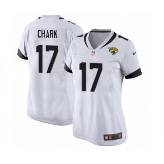 Women's Nike Jacksonville Jaguars 17 DJ Chark Game White NFL Jersey