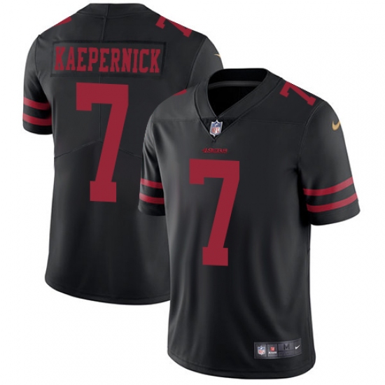 Youth Nike San Francisco 49ers 7 Colin Kaepernick Elite Black NFL Jersey