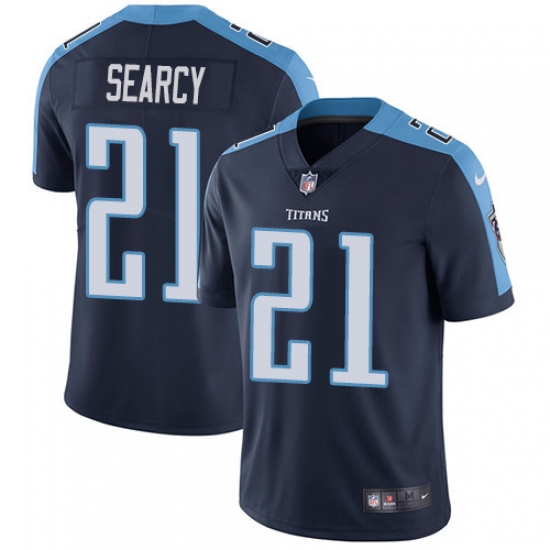 Youth Nike Tennessee Titans 21 Da'Norris Searcy Navy Blue Alternate Vapor Untouchable Limited Player NFL Jersey