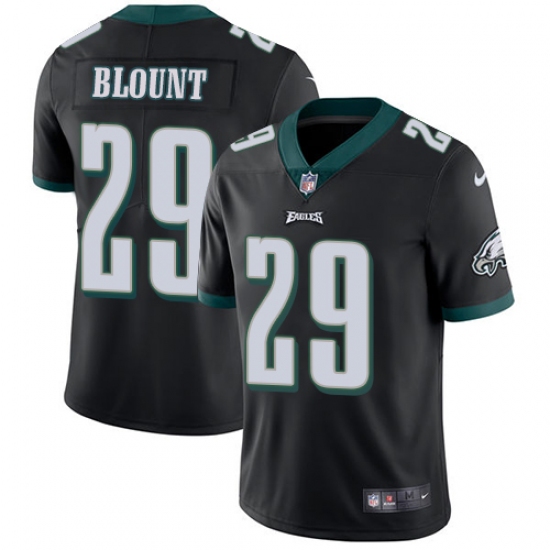 Men's Nike Philadelphia Eagles 29 LeGarrette Blount Black Alternate Vapor Untouchable Limited Player NFL Jersey